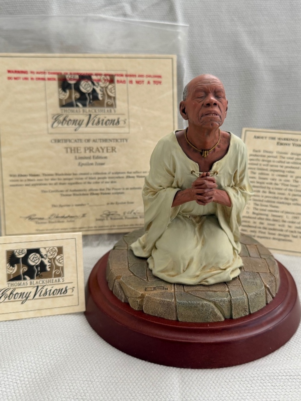 Thomas Blackshear's "The Prayer" Figurine